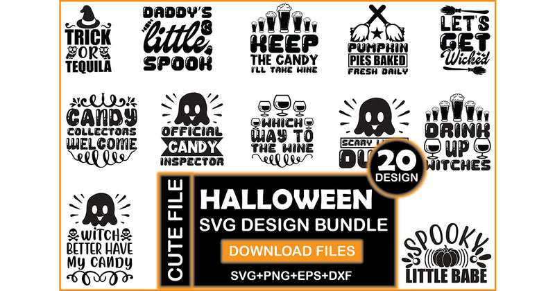 Halloween SVG Bundle 7 - CraftNest - Digital Crafting and Art