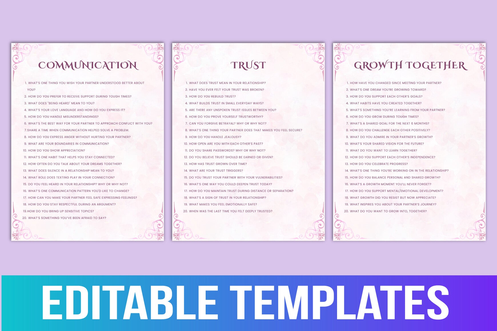 Relationship Prompts for Deeper Connections