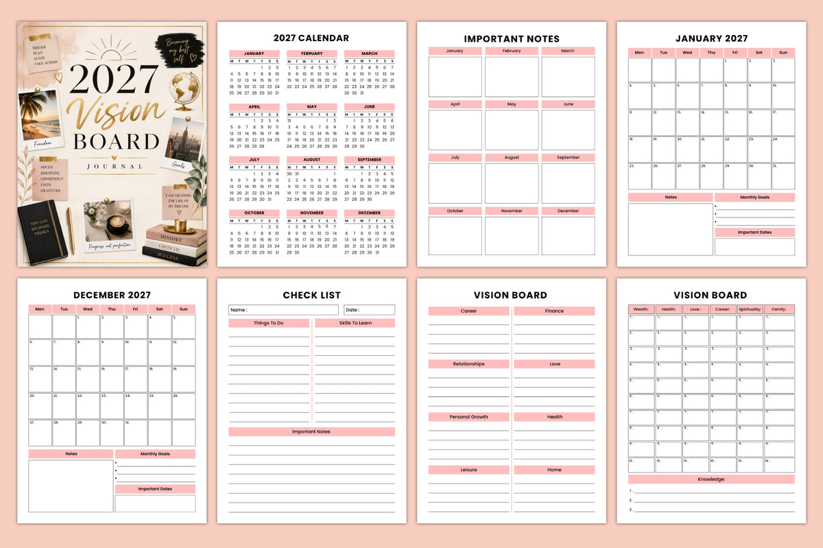 Vision Board Journal
