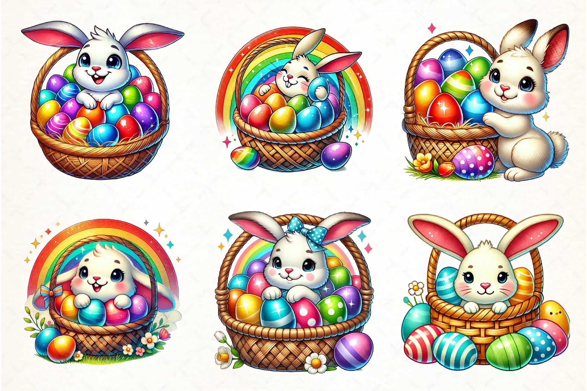 Easter Basket Clipart Bundle - CraftNest - Digital Crafting and Art