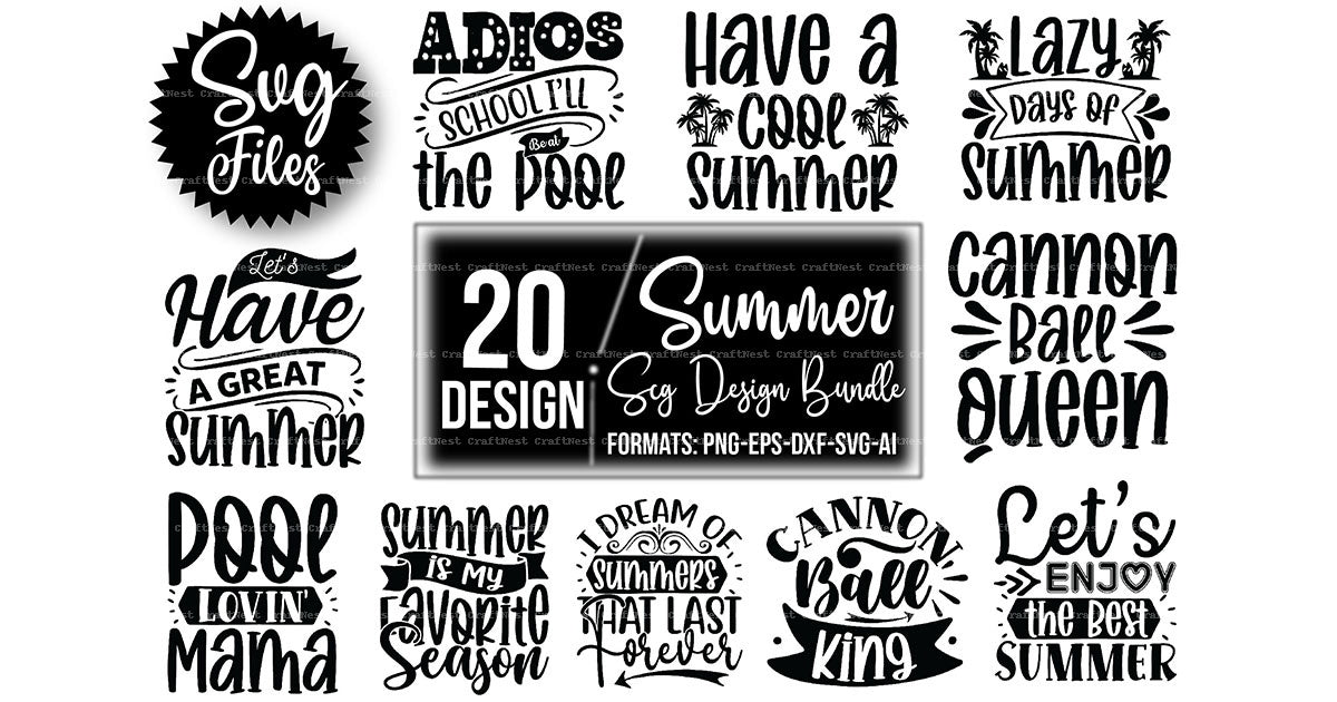 Summer Design SVG Bundle
