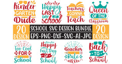 School SVG Bundle 11 - CraftNest - Digital Crafting and Art