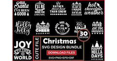 Christmas 30 SVG Bundle 1 - CraftNest - Digital Crafting and Art