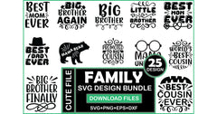 Family SVG Bundle 6 - CraftNest - Digital Crafting and Art
