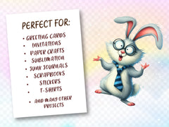 Cute Bunny Bunny Rabbit Clipart Bundle - CraftNest - Digital Crafting and Art