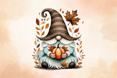 Autumn Gnome Clipart Bundle 3 - CraftNest - Digital Crafting and Art
