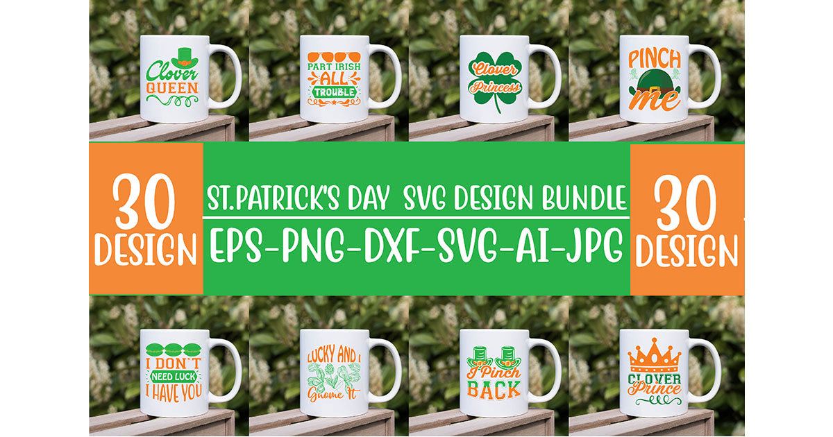 St. Patrick’s Day SVG Bundle 1 - CraftNest - Digital Crafting and Art