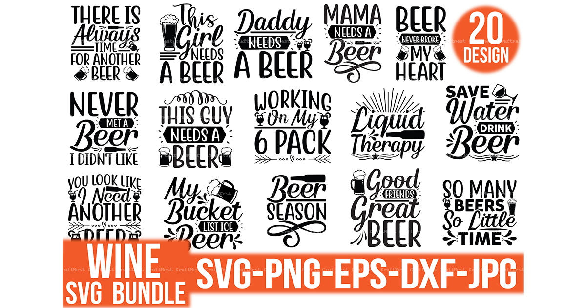 Beer Design SVG Bundle 3