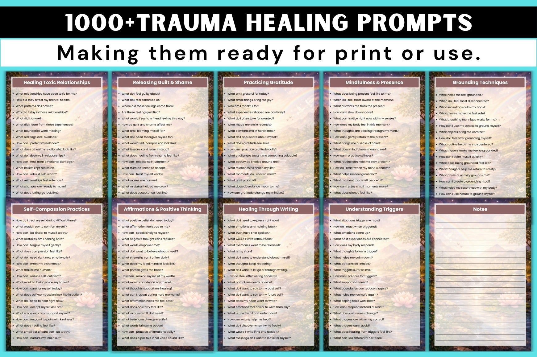 Trauma Healing Prompts