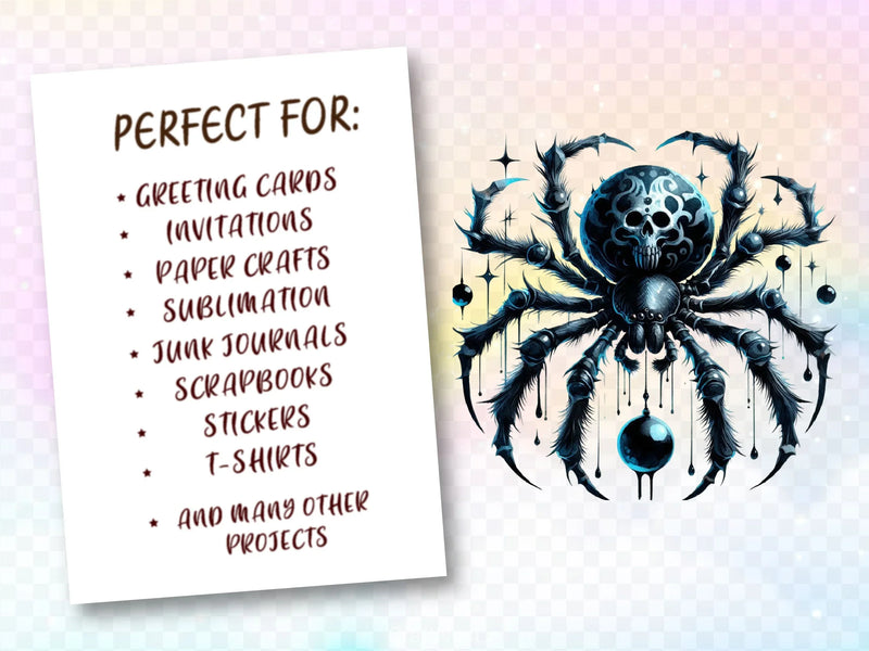 Halloween Spider Clipart Bundle 3 - CraftNest - Digital Crafting and Art