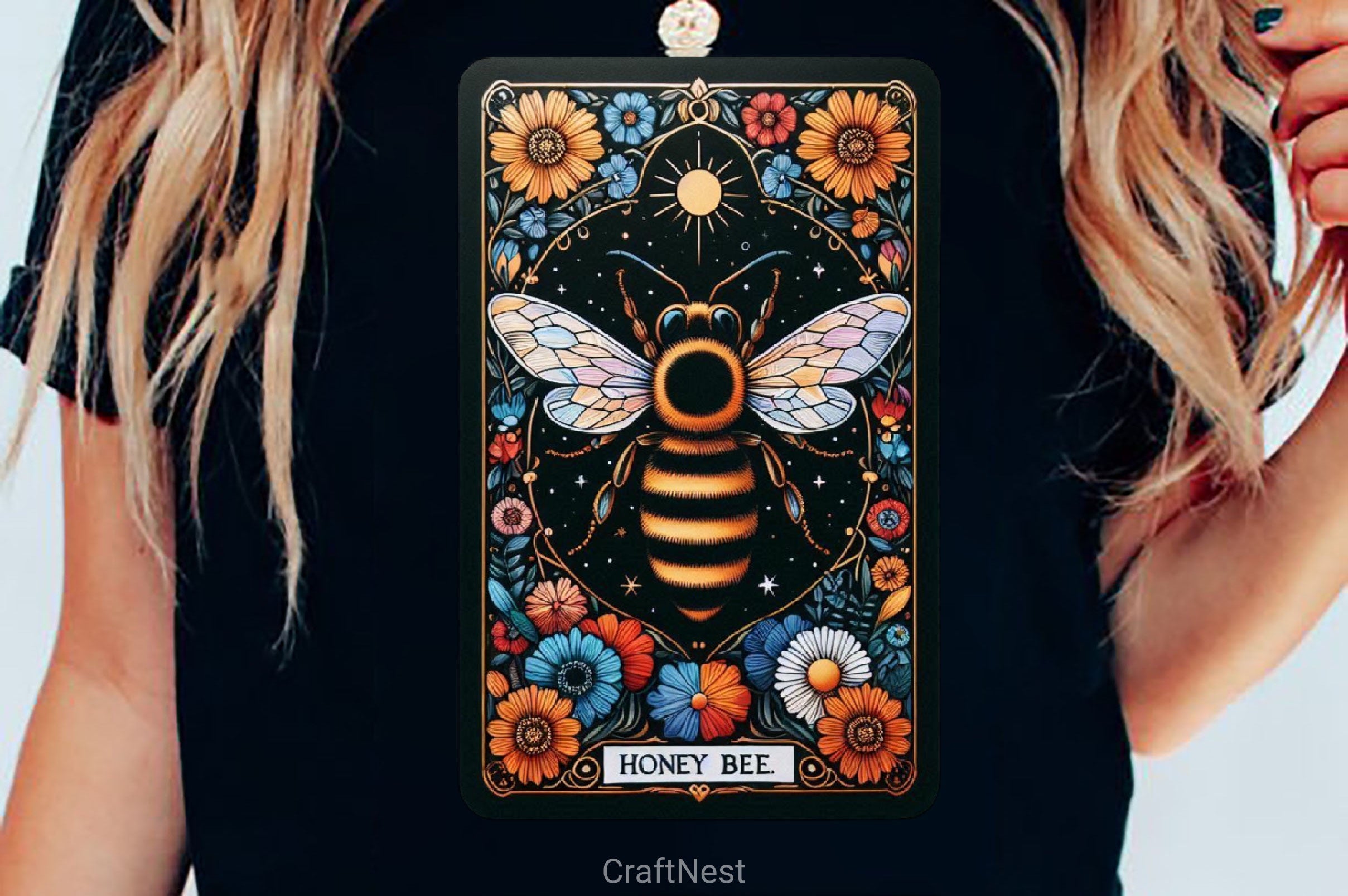 Honey Bee Tarot Card Clipart Bundle 11 - CraftNest - Digital Crafting and Art