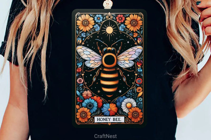 Honey Bee Tarot Card Clipart Bundle 11 - CraftNest - Digital Crafting and Art
