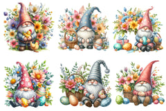 Easter Gnome Clipart Bundle 17 - CraftNest - Digital Crafting and Art