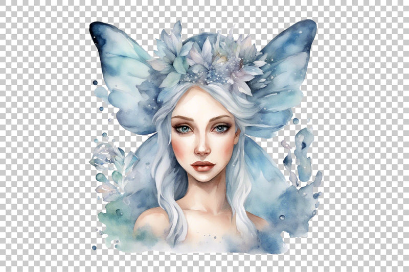 Winter Fairy Clipart Bundle - CraftNest - Digital Crafting and Art