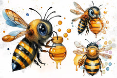 Bumble Bee Clipart Bundle - CraftNest - Digital Crafting and Art