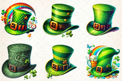 St Patrick's Hat Clipart Bundle - CraftNest - Digital Crafting and Art