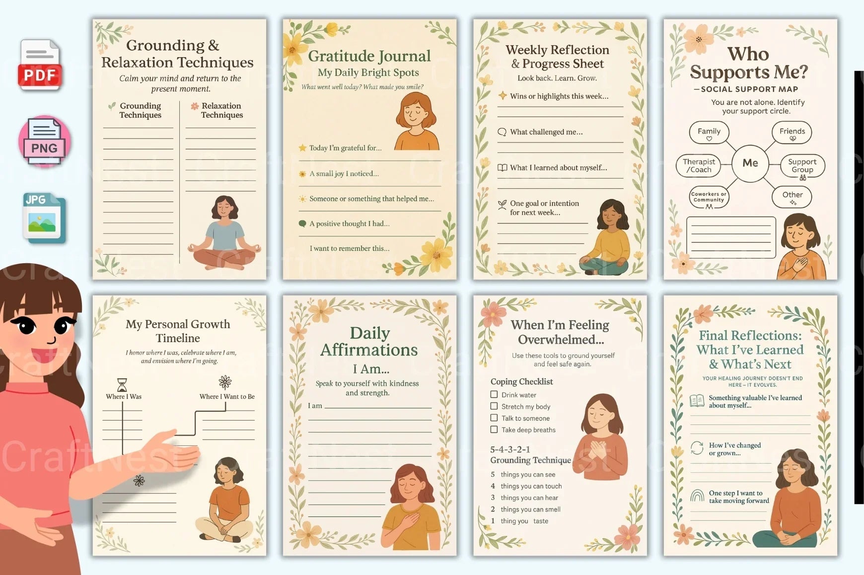 CBT Workbook for Inner Healing - CraftNest - Digital Crafting and Art