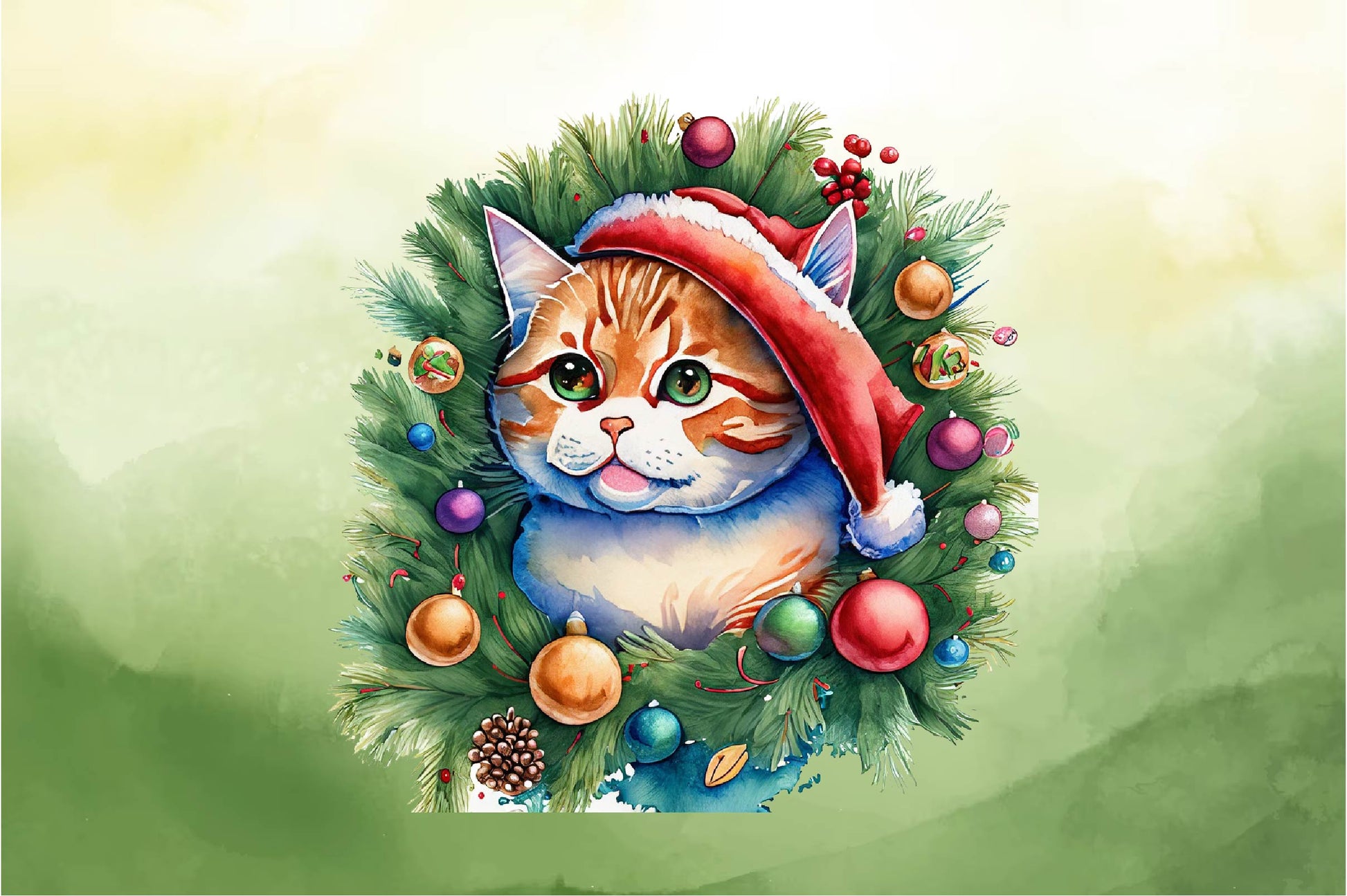 Cat Christmas Clipart Bundle - CraftNest - Digital Crafting and Art