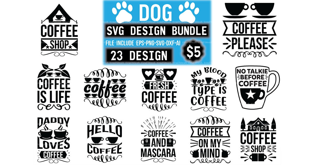 Coffee SVG Bundle 12