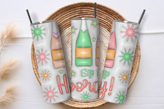 3D Inflated New Year Tumbler Bundle 1 - CraftNest - Digital Crafting and Art