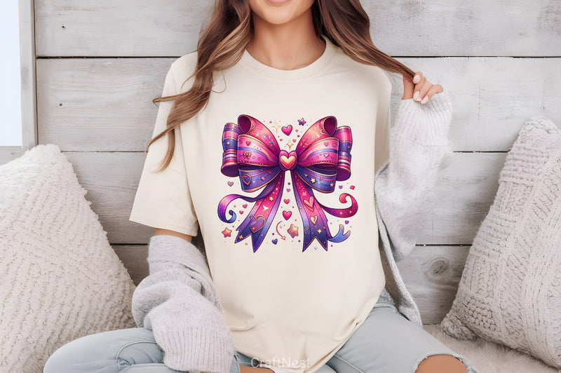 Coquette Valentine Clipart Bundle 12 - CraftNest - Digital Crafting and Art