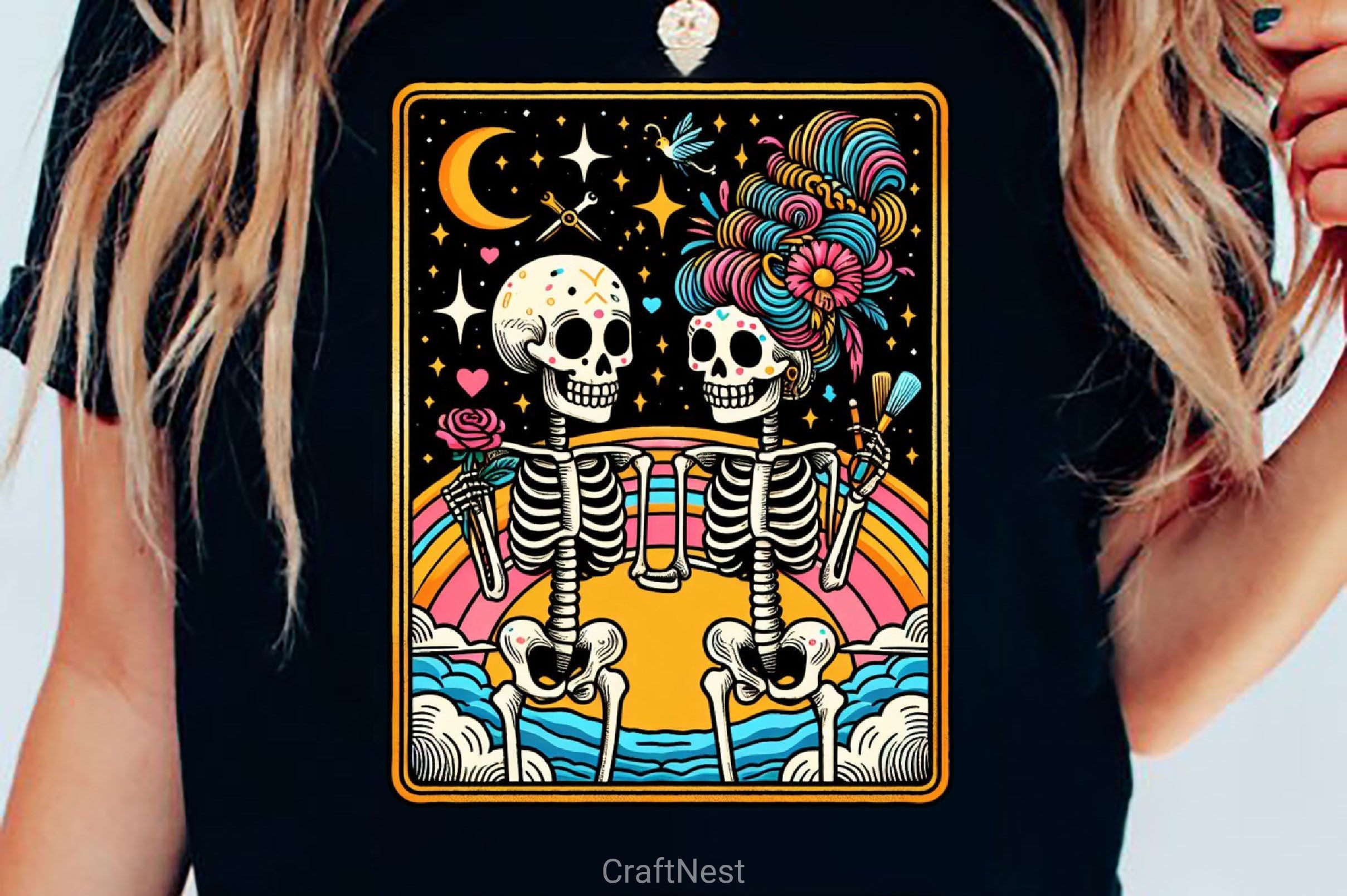 The Lovers Tarot Card Clipart Bundle - CraftNest - Digital Crafting and Art