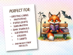 Halloween Fox Halloween Clipart Bundle - CraftNest - Digital Crafting and Art