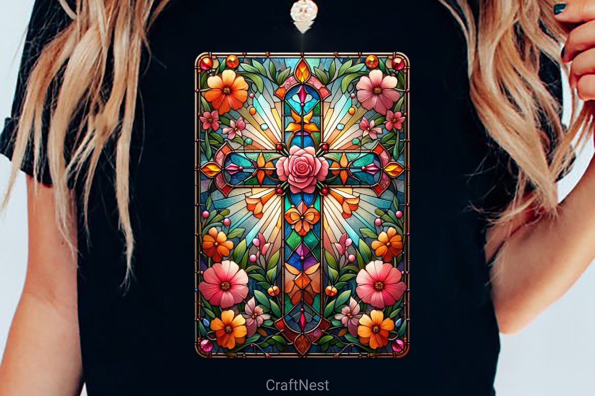 Stained Glass Cross Tarot Card Clipart Bundle 18 - CraftNest - Digital Crafting and Art