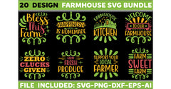 Farmhouse SVG Bundle 2 - CraftNest - Digital Crafting and Art