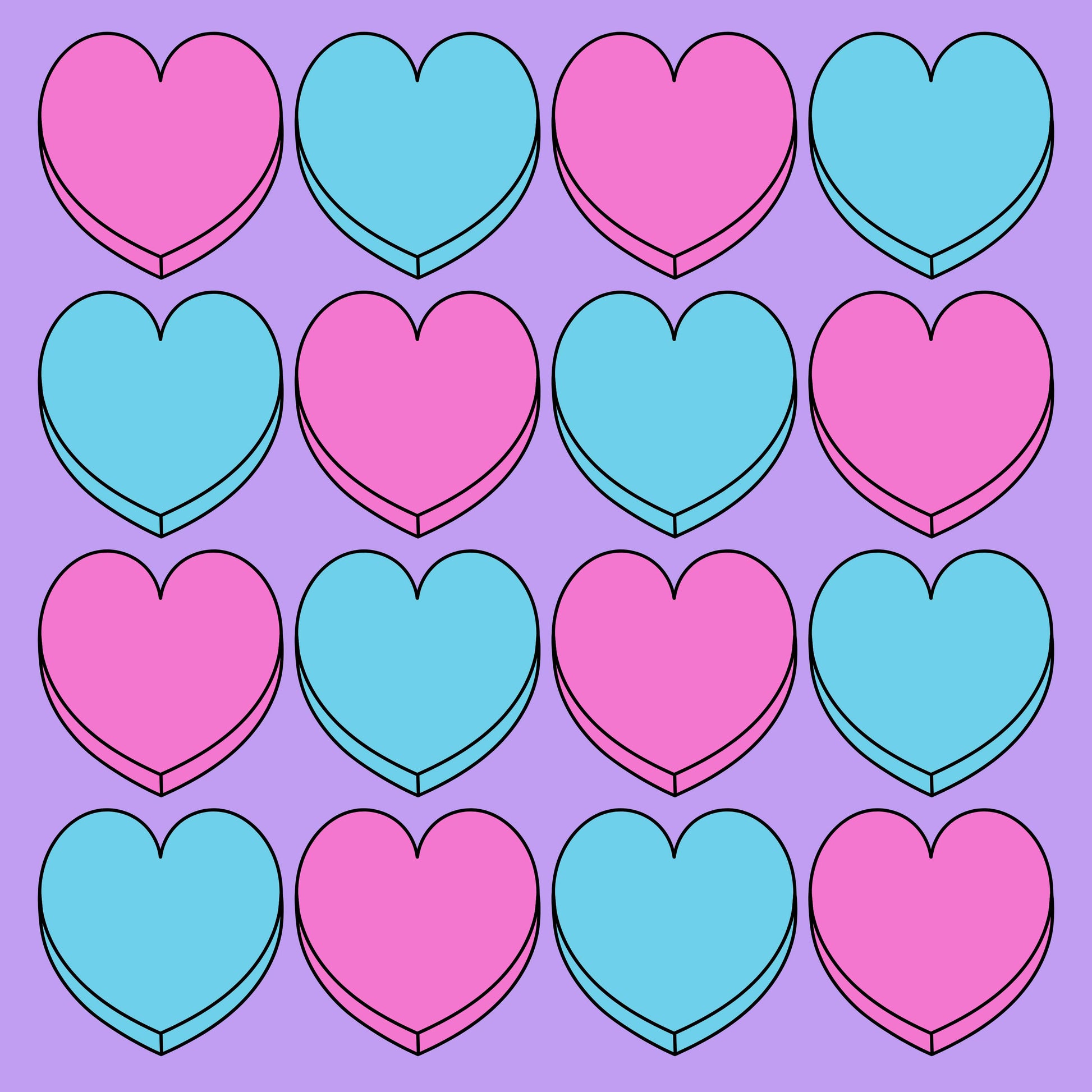 Valentine Seamless Digital Paper 6 - CraftNest - Digital Crafting and Art