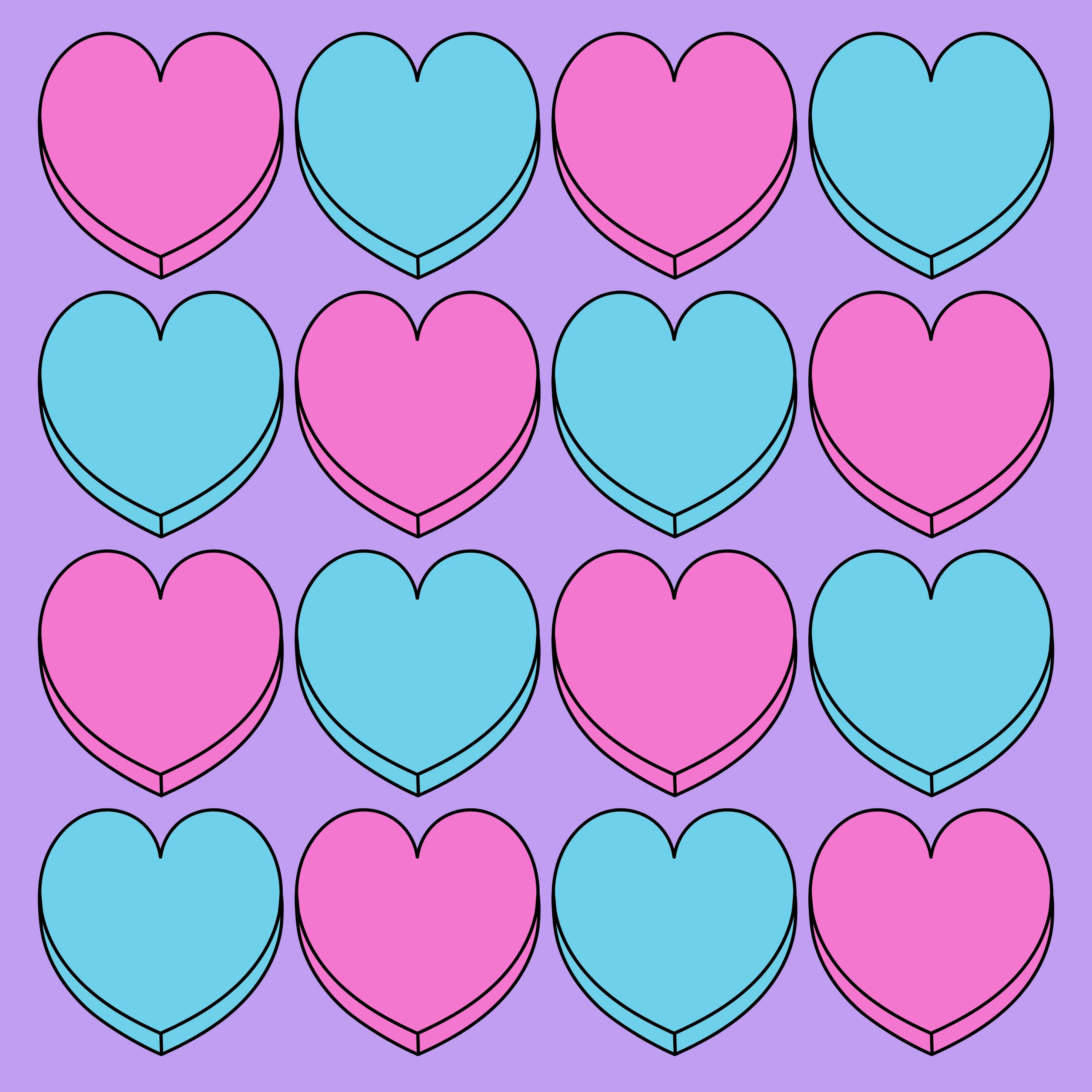 Valentine Seamless Digital Paper 6 - CraftNest - Digital Crafting and Art