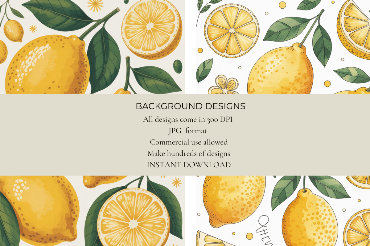 Lemons Junk Journal Papers