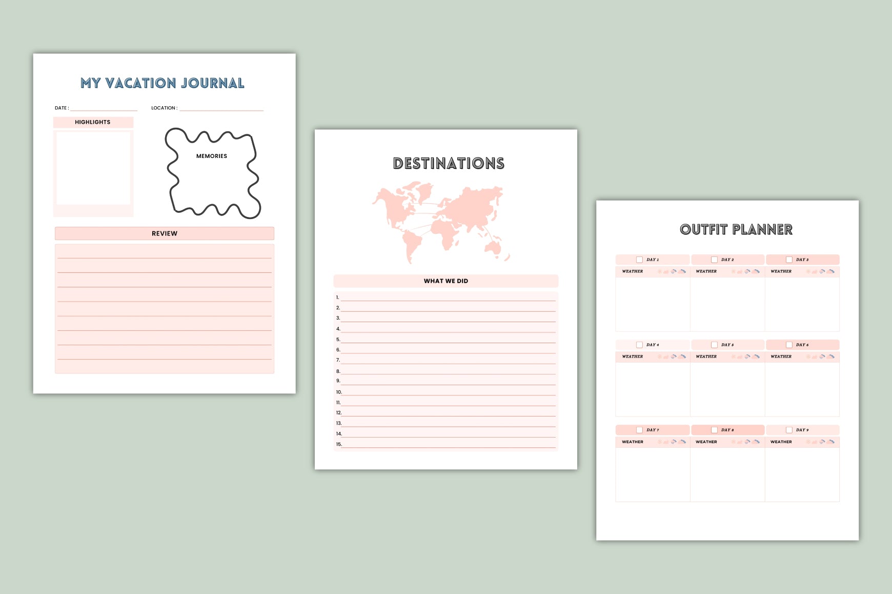 Travel Journal for Kids