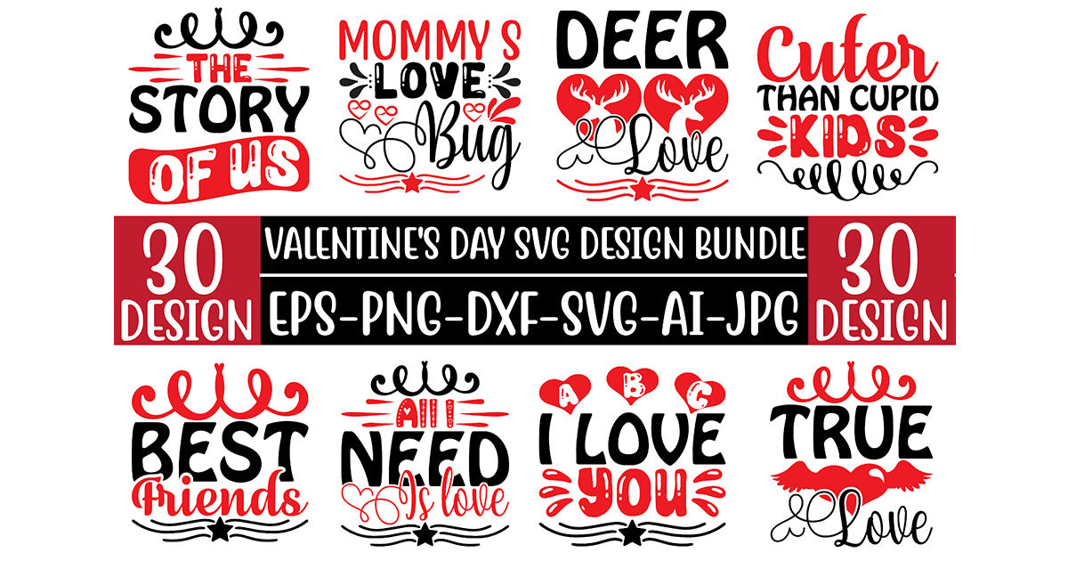 Valentine SVG Bundle - CraftNest - Digital Crafting and Art