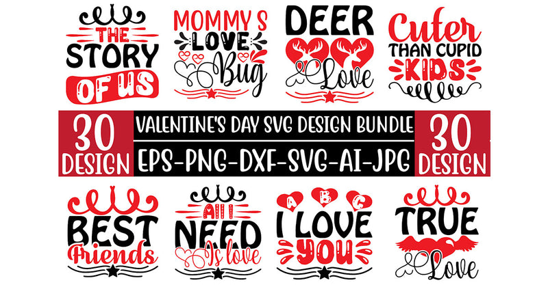 Valentine SVG Bundle - CraftNest - Digital Crafting and Art