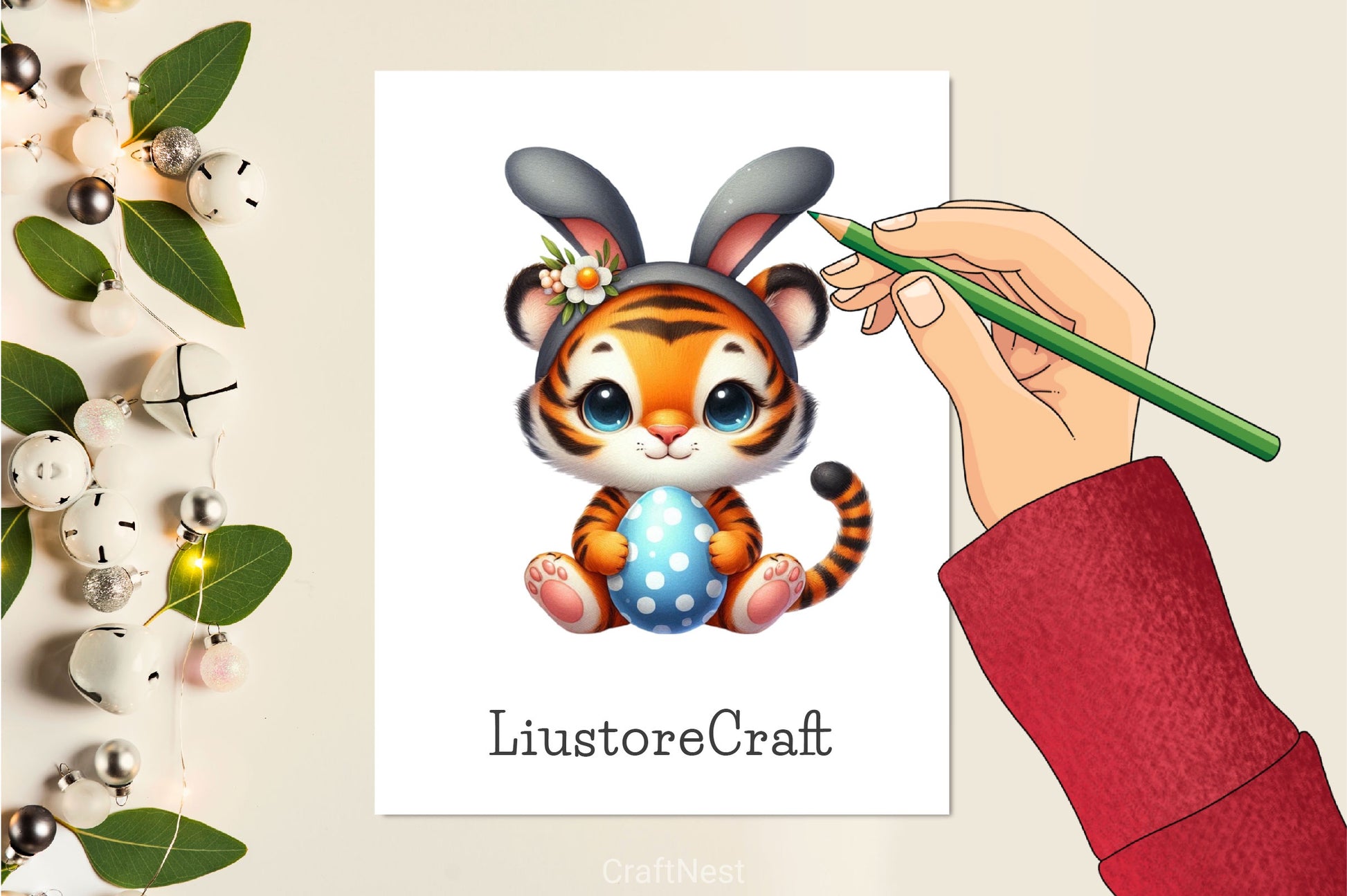 Animals With Bunny Ears Clipart Bundle - CraftNest - Digital Crafting and Art