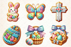 Easter Biscuit Clipart Bundle - CraftNest - Digital Crafting and Art