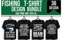 Fishing T-Shirt Bundle 1 - CraftNest - Digital Crafting and Art