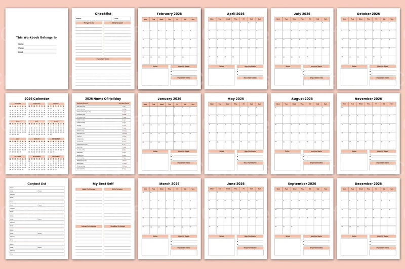 Dream Big Vision Workbook for Goal Setting - CraftNest - Digital Crafting and Art