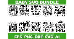 Baby SVG Bundle 10 - CraftNest - Digital Crafting and Art
