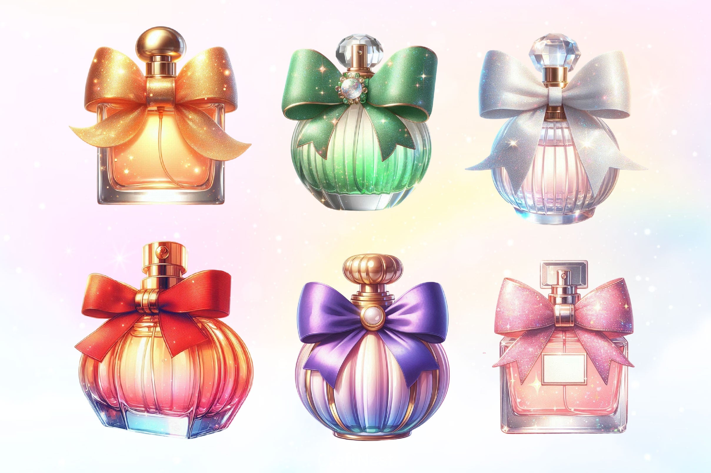 Perfume Bottle Clipart Bundle 2 - CraftNest - Digital Crafting and Art