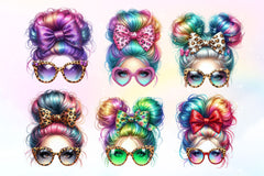 Messy Bun Mom Life Clipart Bundle 2 - CraftNest - Digital Crafting and Art