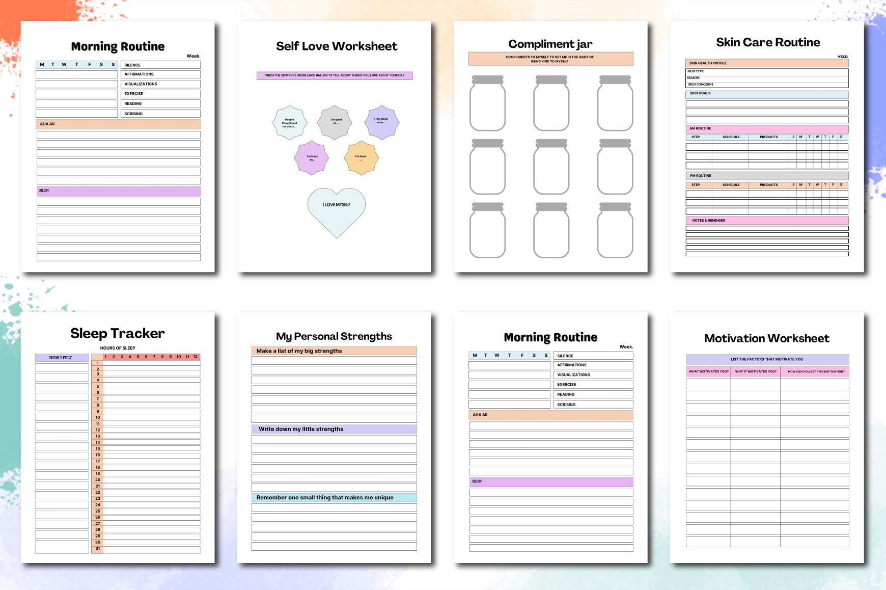 Self Confidence Self Esteem Journal