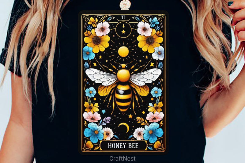 Honey Bee Tarot Card Clipart Bundle 12 - CraftNest - Digital Crafting and Art