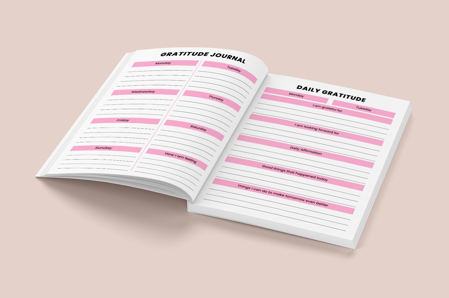 Thankfulness Gratitude Journal