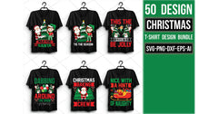 Christmas T Shirt Bundle 15 - CraftNest - Digital Crafting and Art