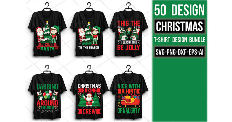Christmas T Shirt Bundle 15 - CraftNest - Digital Crafting and Art