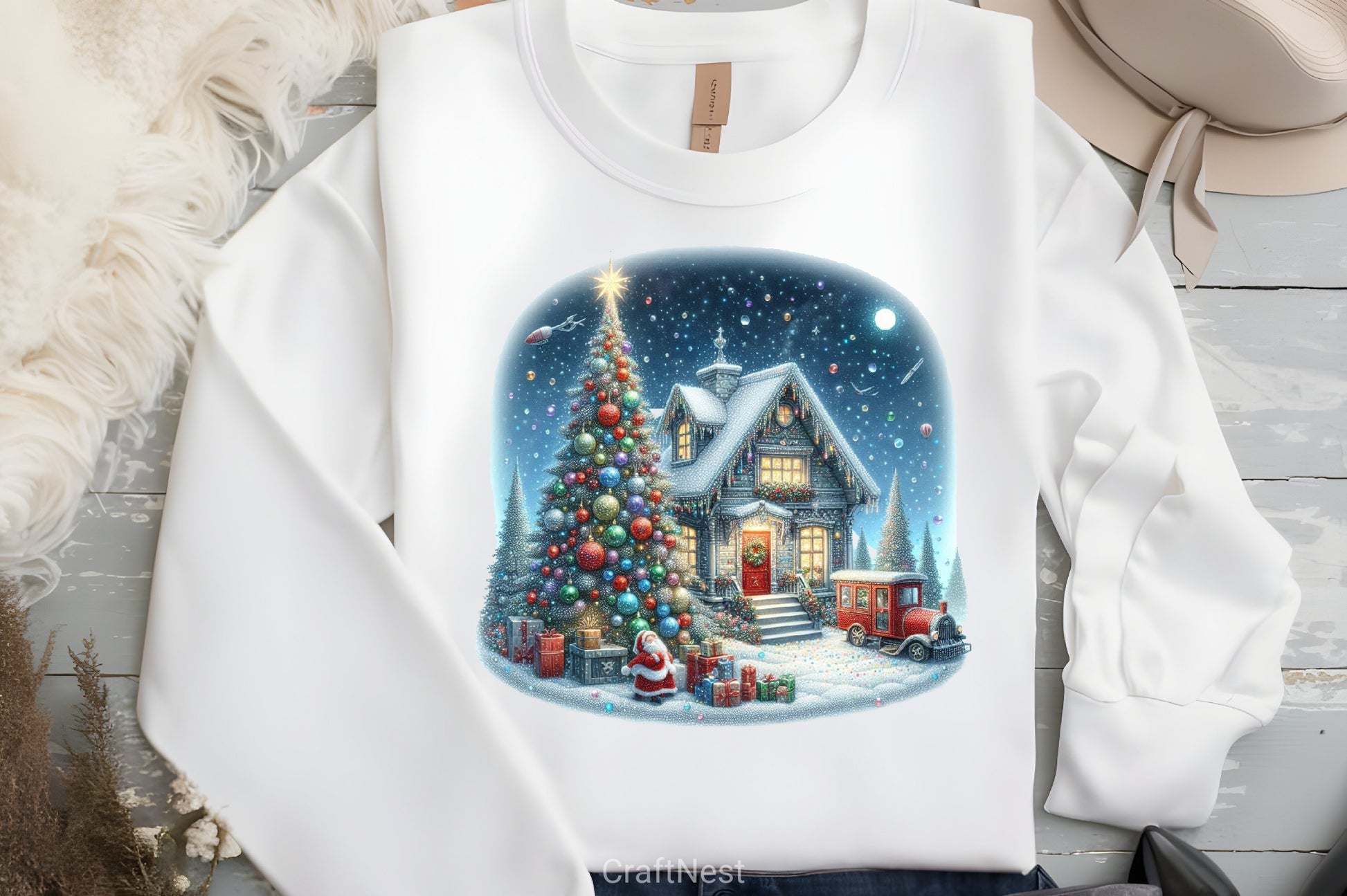 Christmas Winter House Clipart Bundle 2 - CraftNest - Digital Crafting and Art