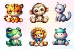 Cute Stuffed Animal Clipart Bundle - CraftNest - Digital Crafting and Art