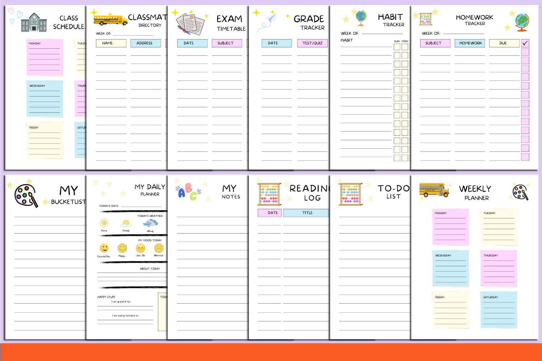 Kids Planner: Organize and Inspire